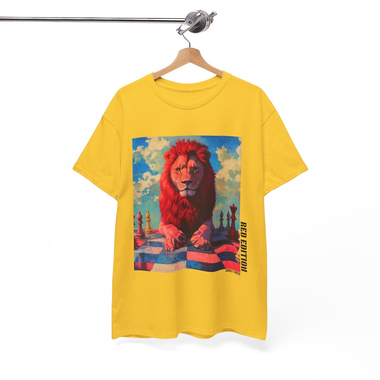 Pride of The Lion - Yellow Chess T Shirt