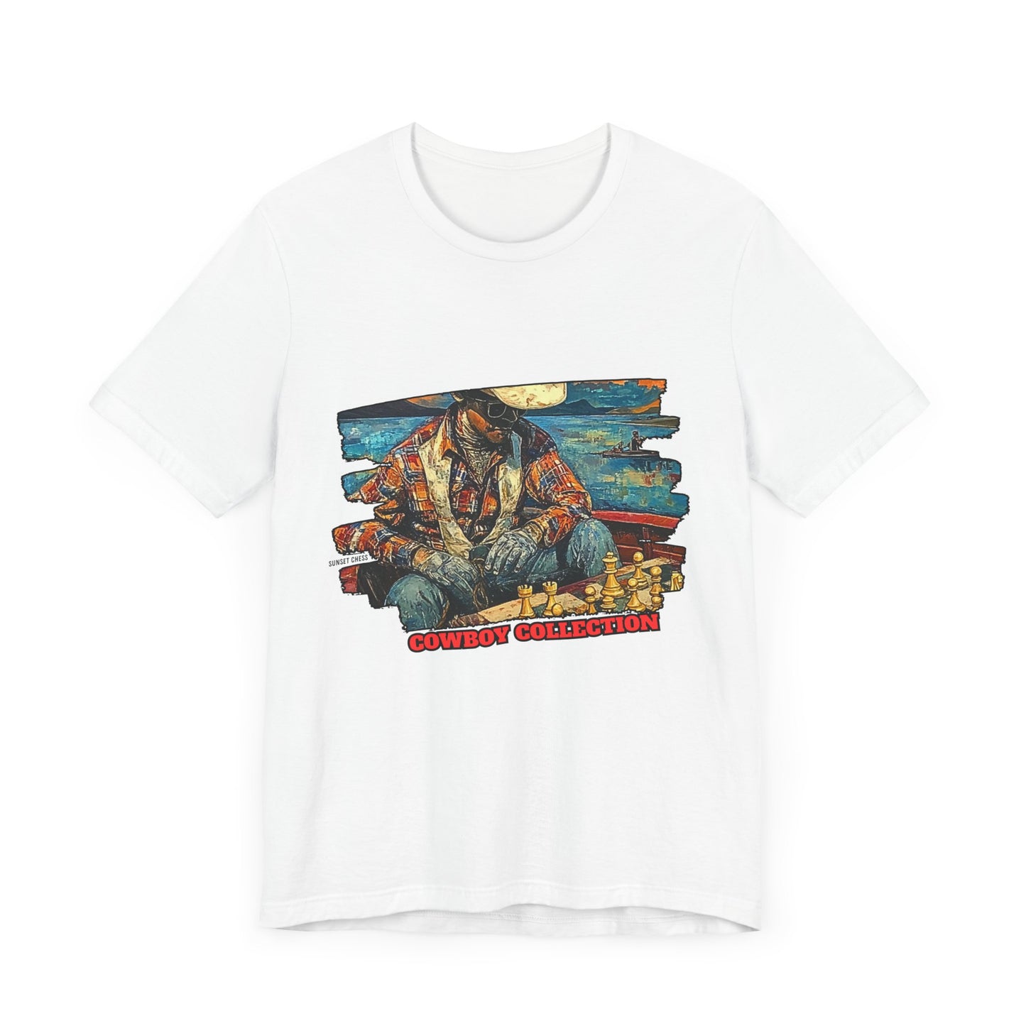 Strategic Boat Ride - White Chess T Shirt
