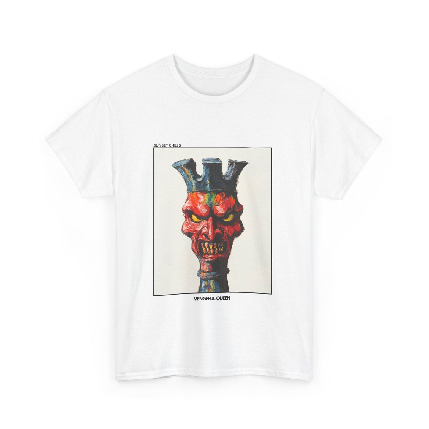 Vengeful Queen - White Chess T Shirt
