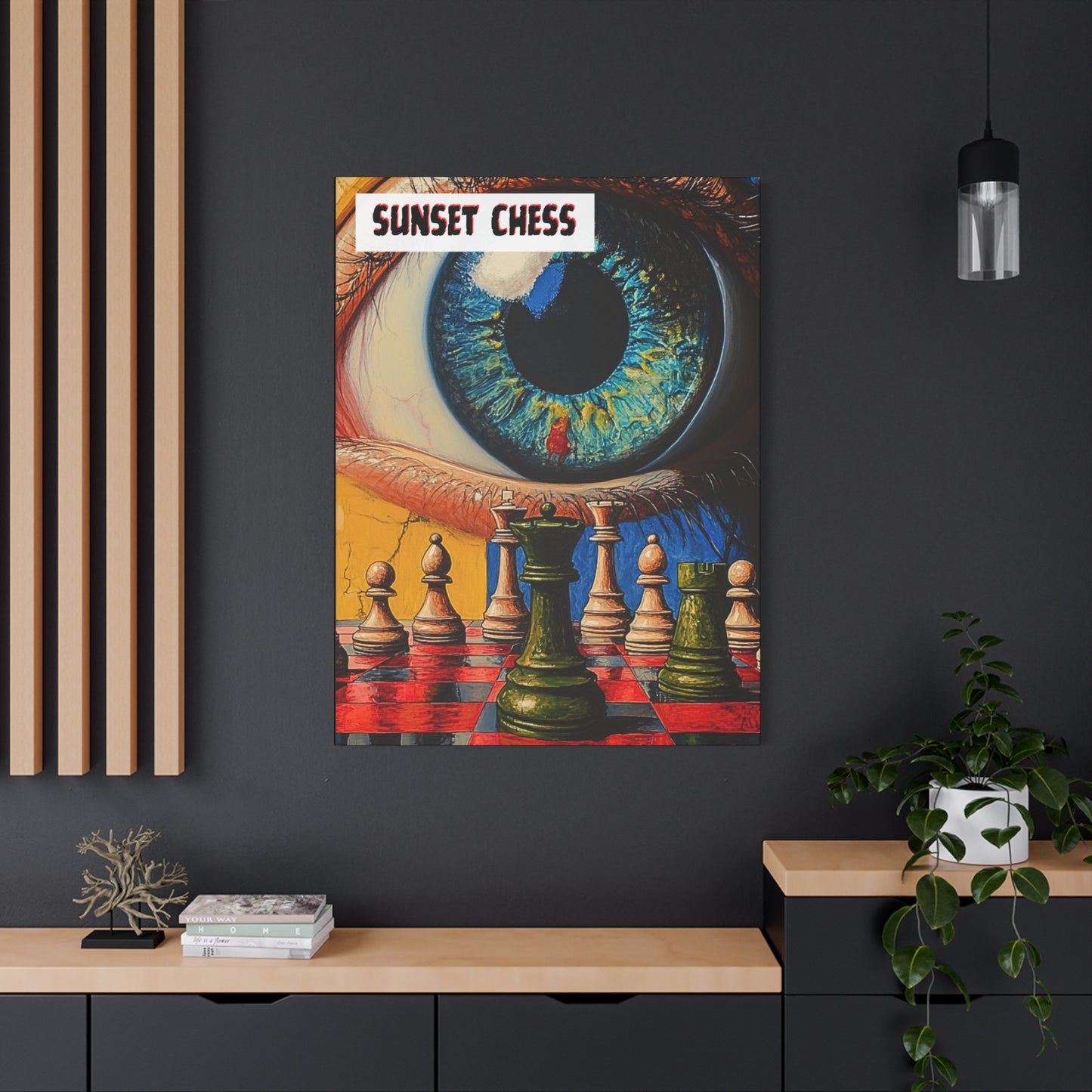 Apple of My Eye - Canvas Chess Print 36"x48"