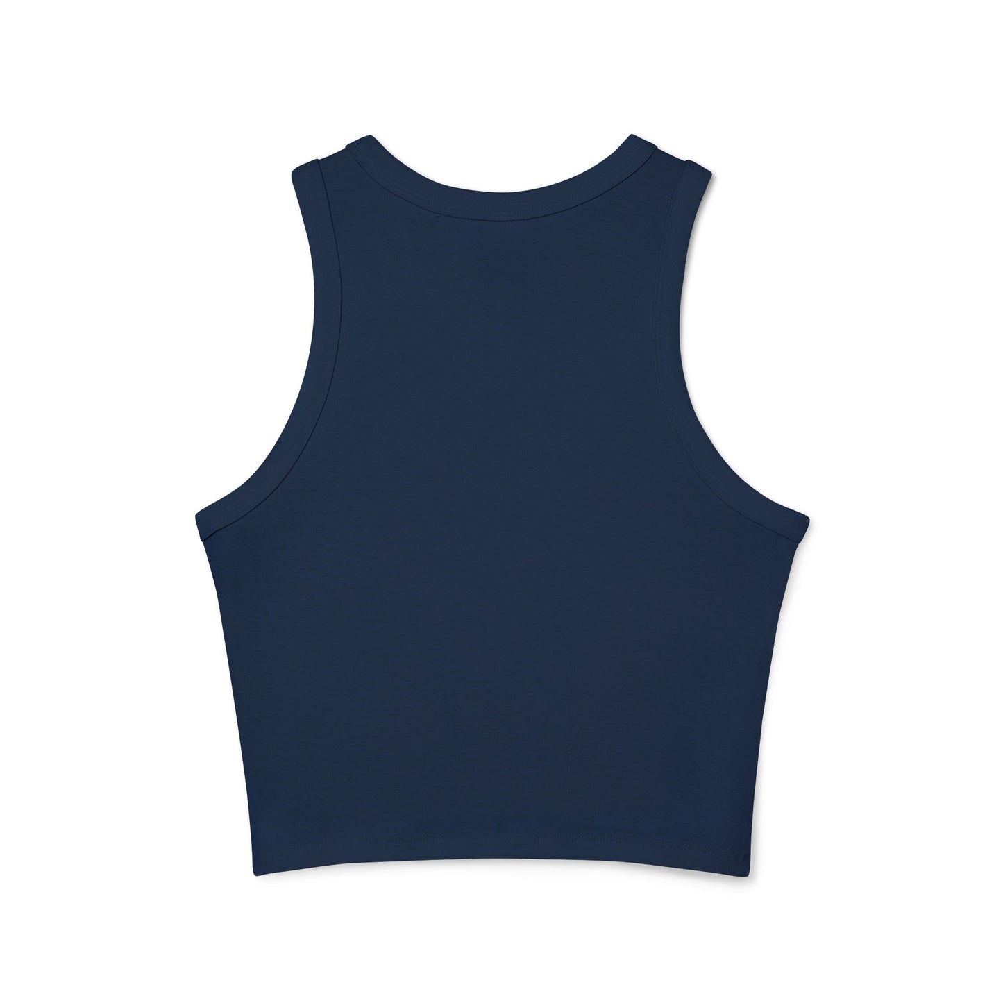 African Dance - Navy Blue Chess Tank Top