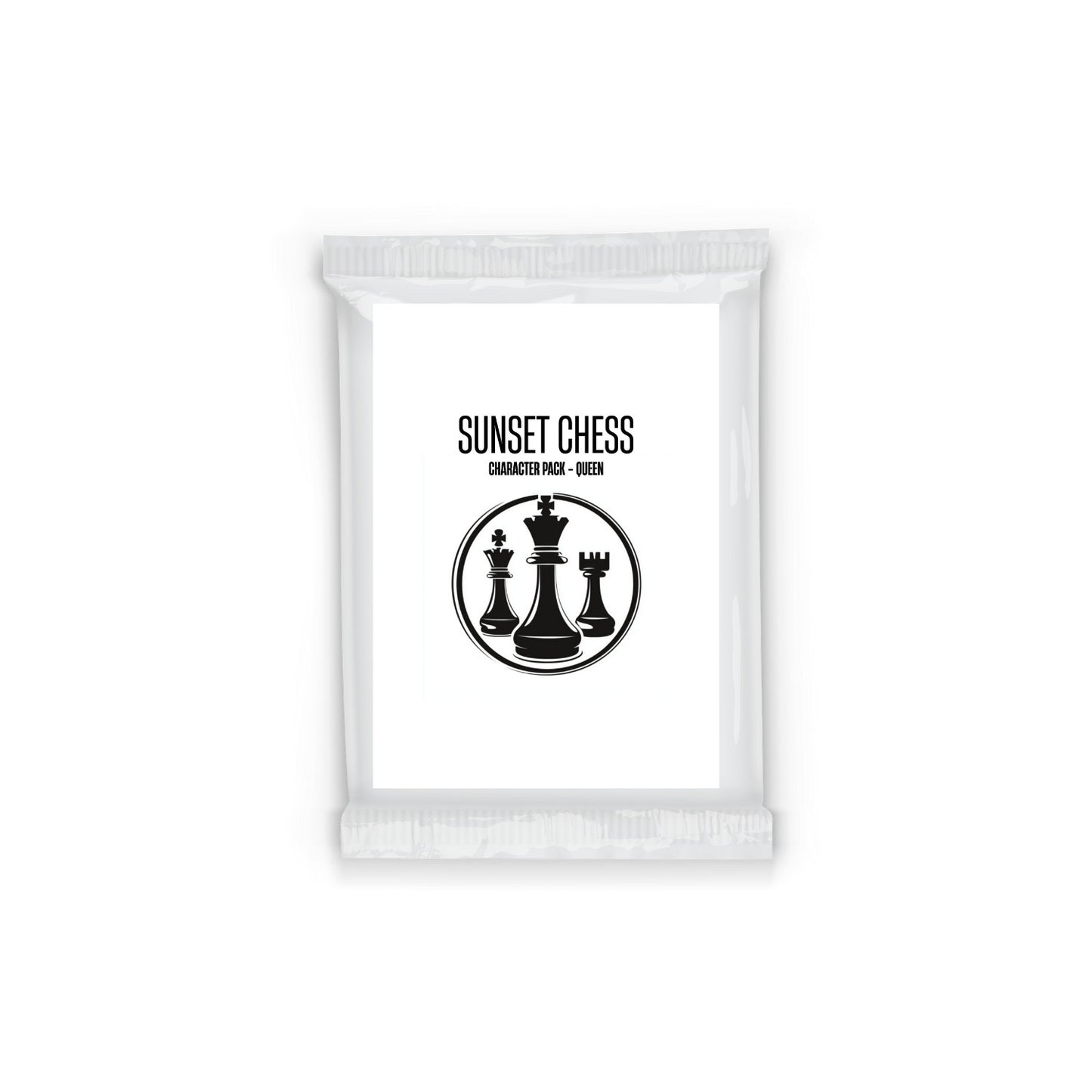 Queen Edition - Sunset Chess Scrapbook Card Pack