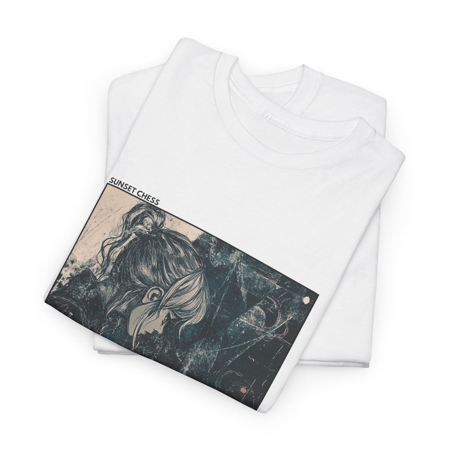 Galaxy chess Complex - White Chess T Shirt