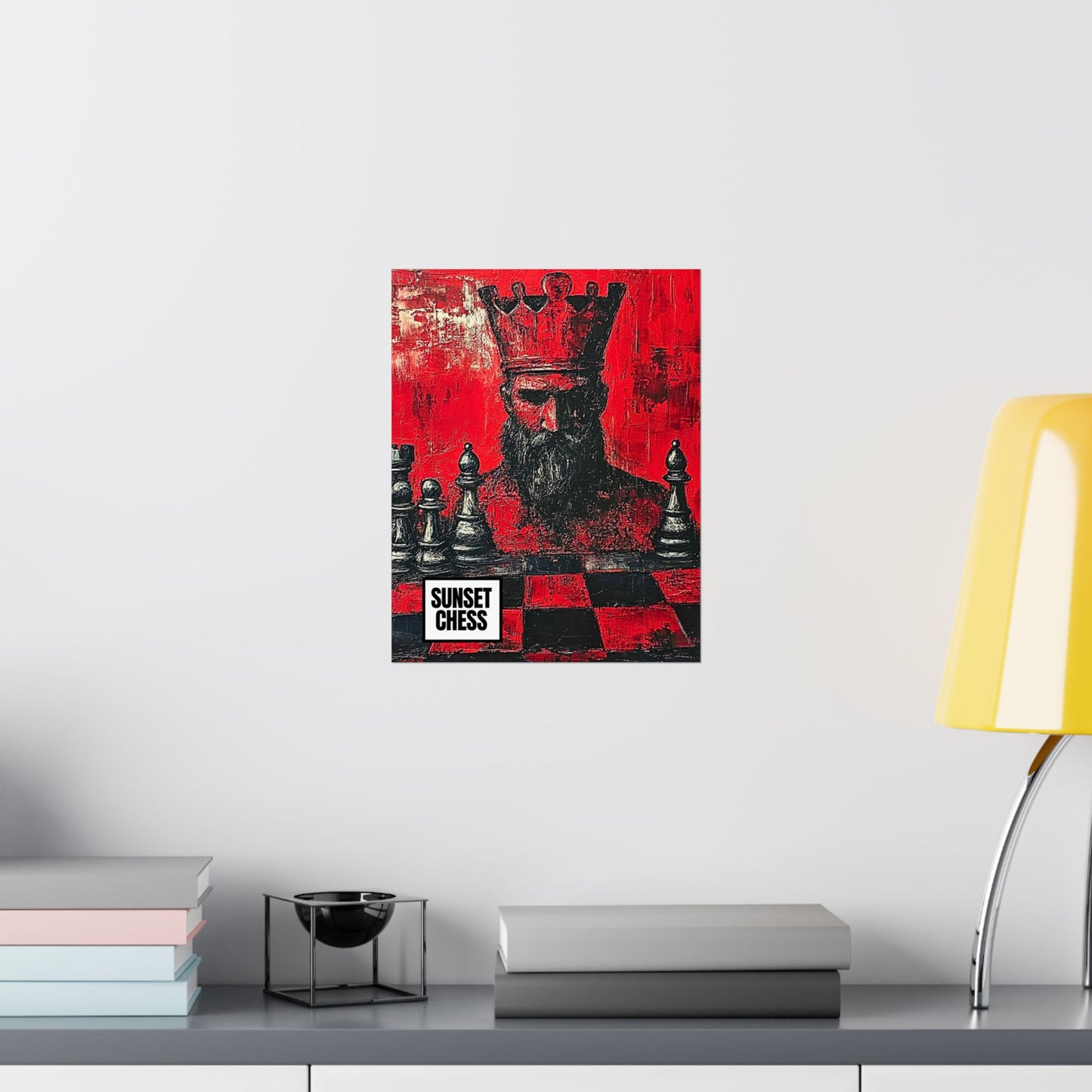 Blood Red King - Matte Vertical Poster 11"x14"