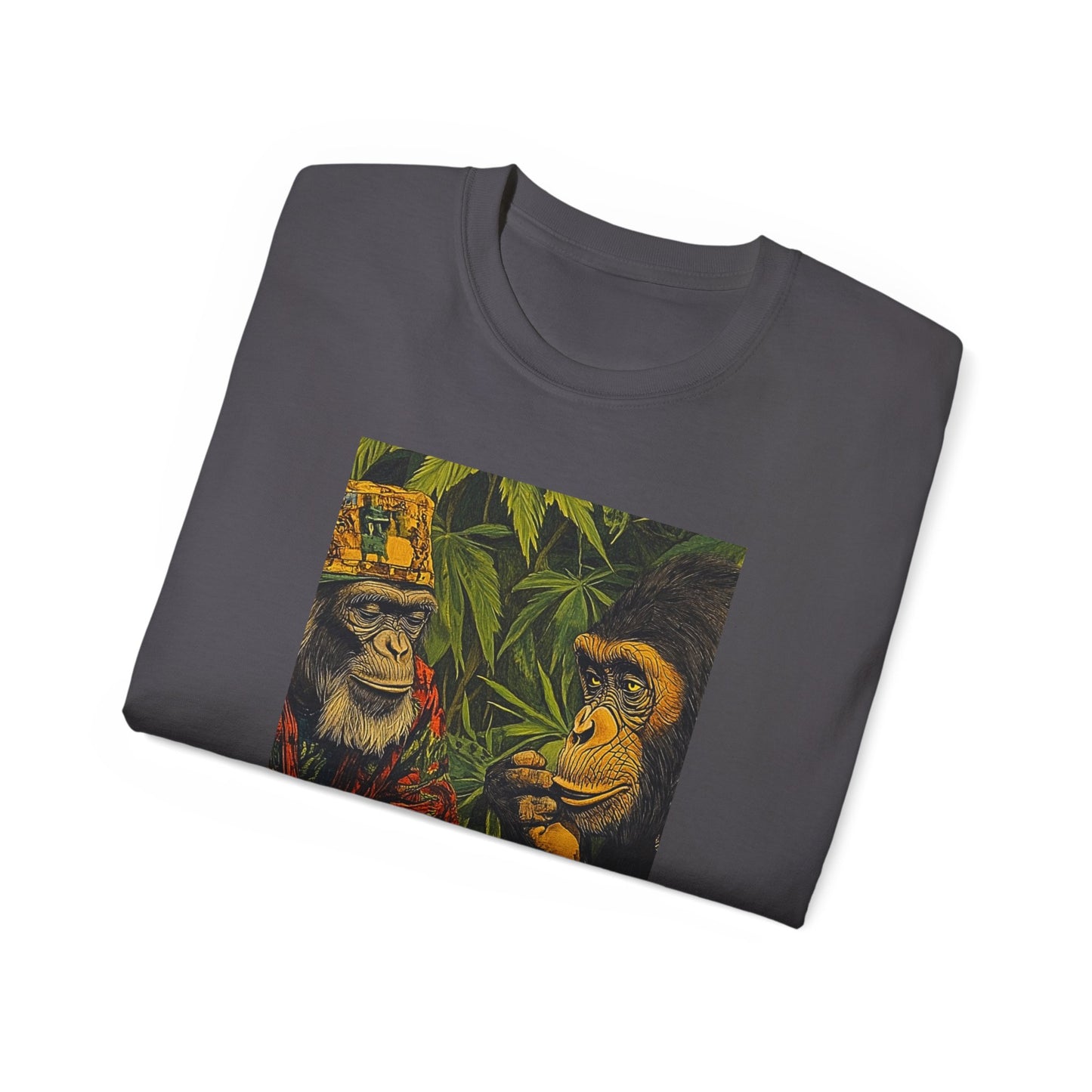 The Ape Debate - Charcoal Black Chess T Shirt