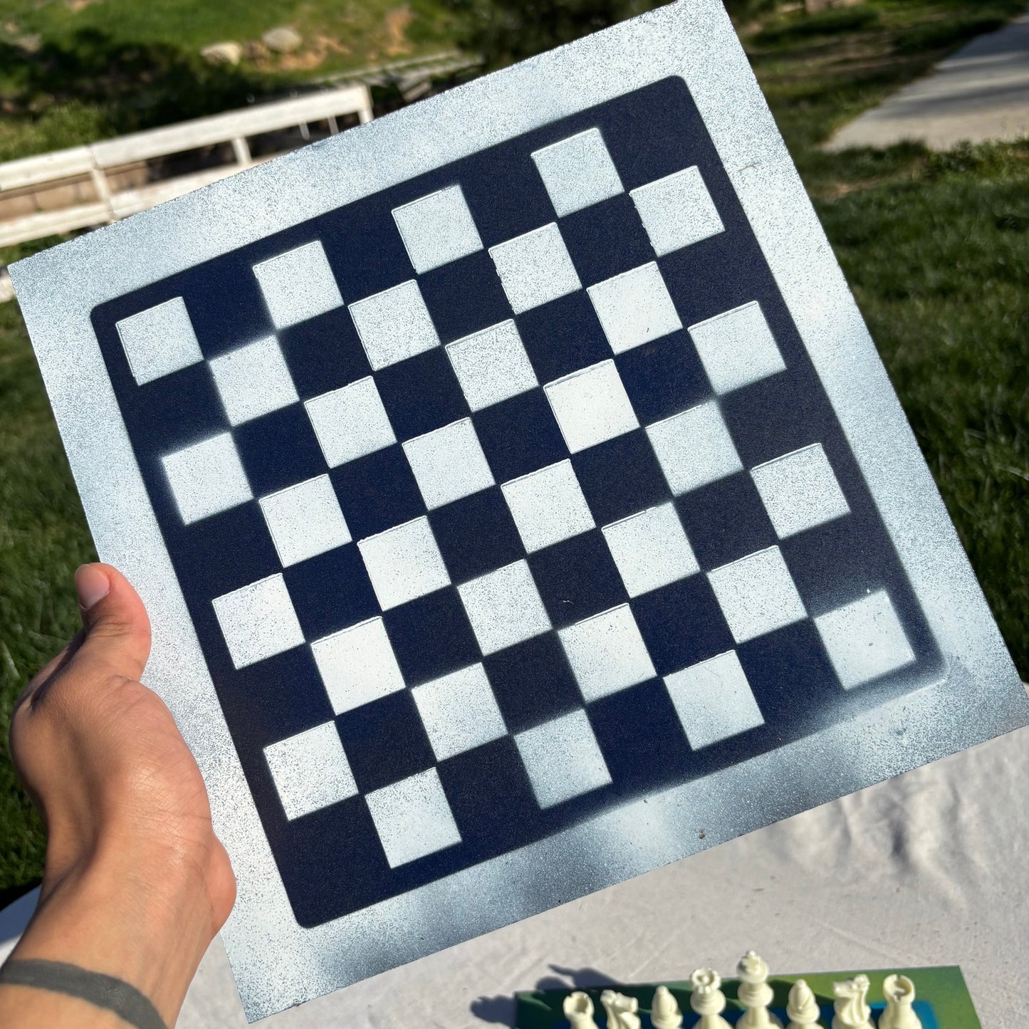 Simplistic Set - Painted Chess Set