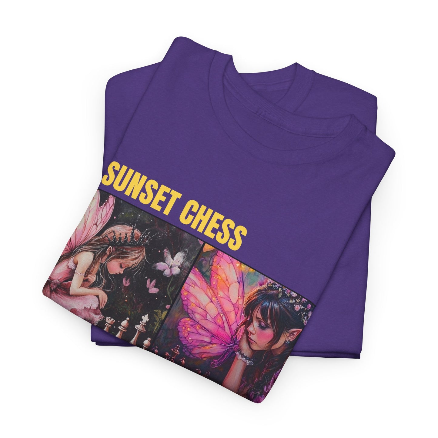 Pink Fairy - Purple Chess T Shirt