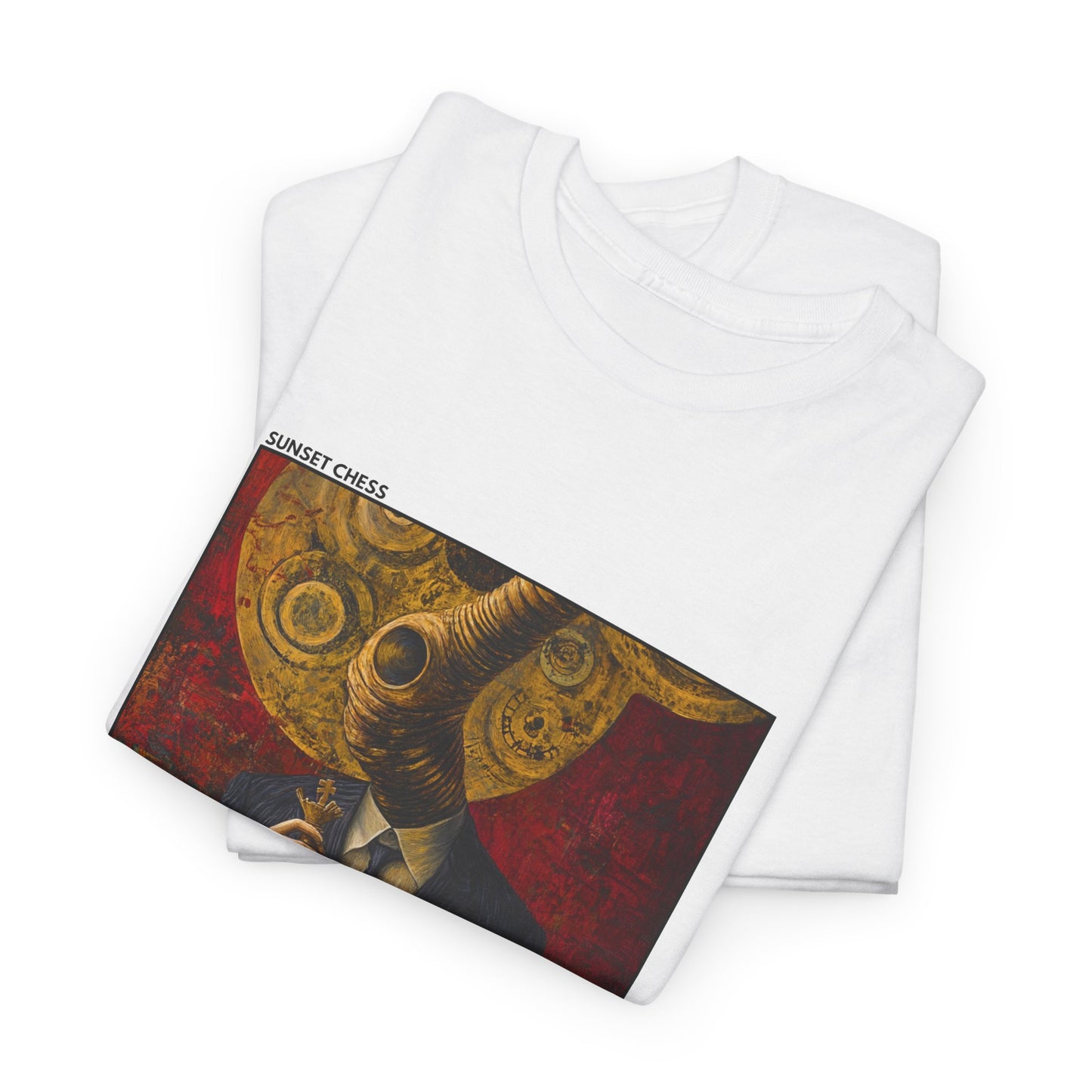 The Creature - White Chess T Shirt