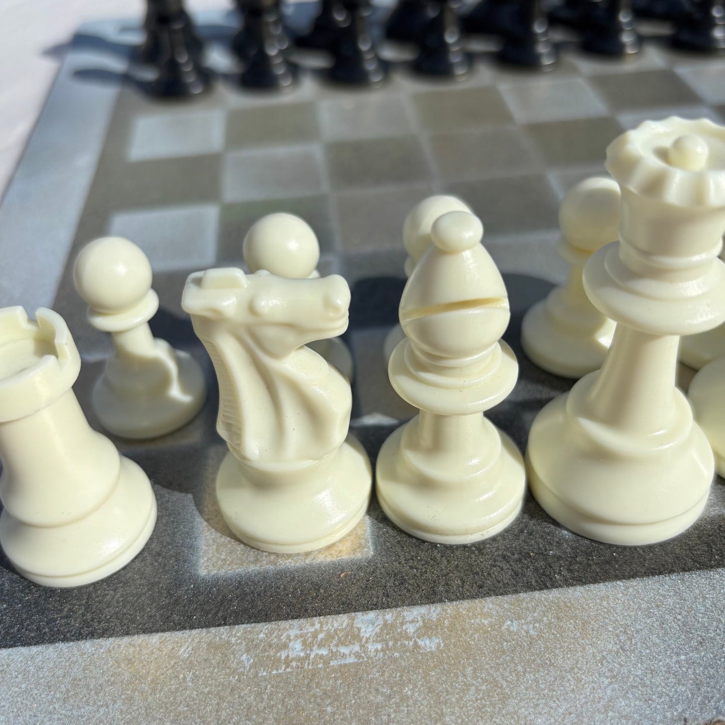 Sunny Gold - Painted Chess Set