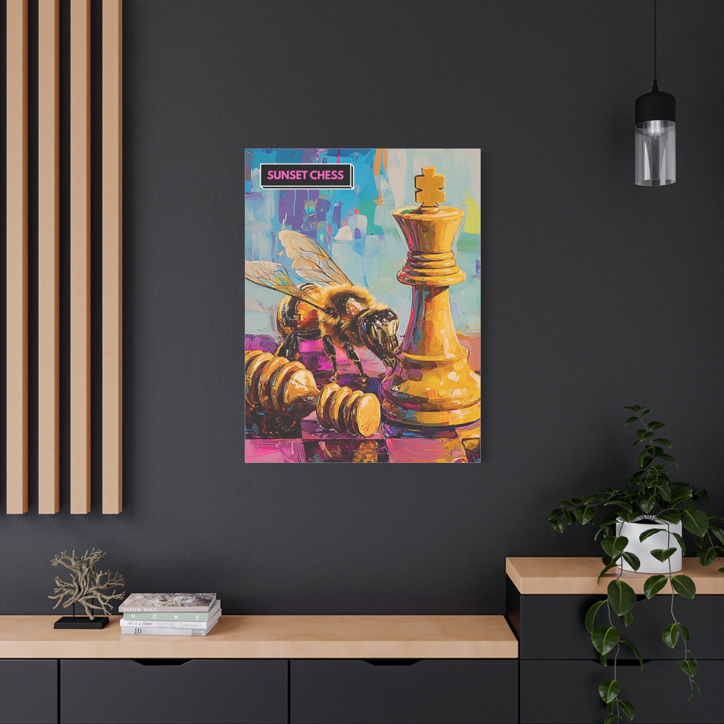 Sweet Like Honey - Canvas Chess Print 30"x40"