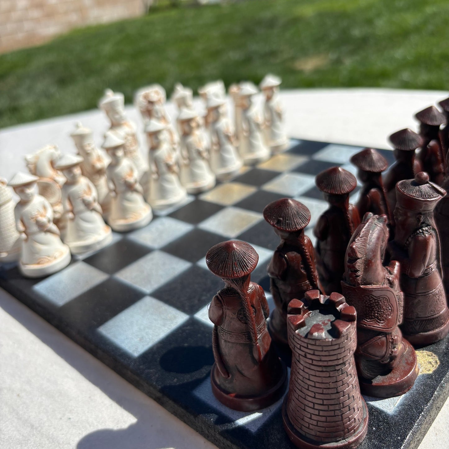 Golden Black - Chinese Edition Chess Set