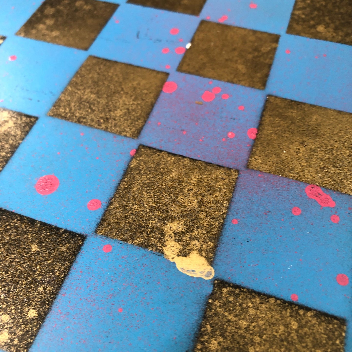 Party Blue - Painted Chess Set