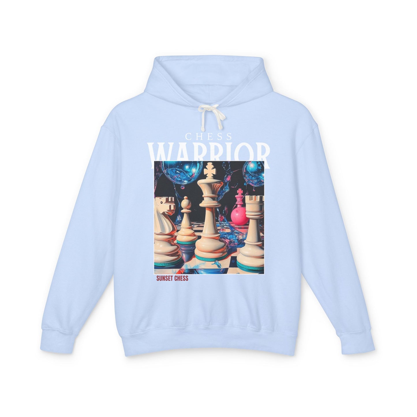 Bubble Play - Blue Chess Hoodie