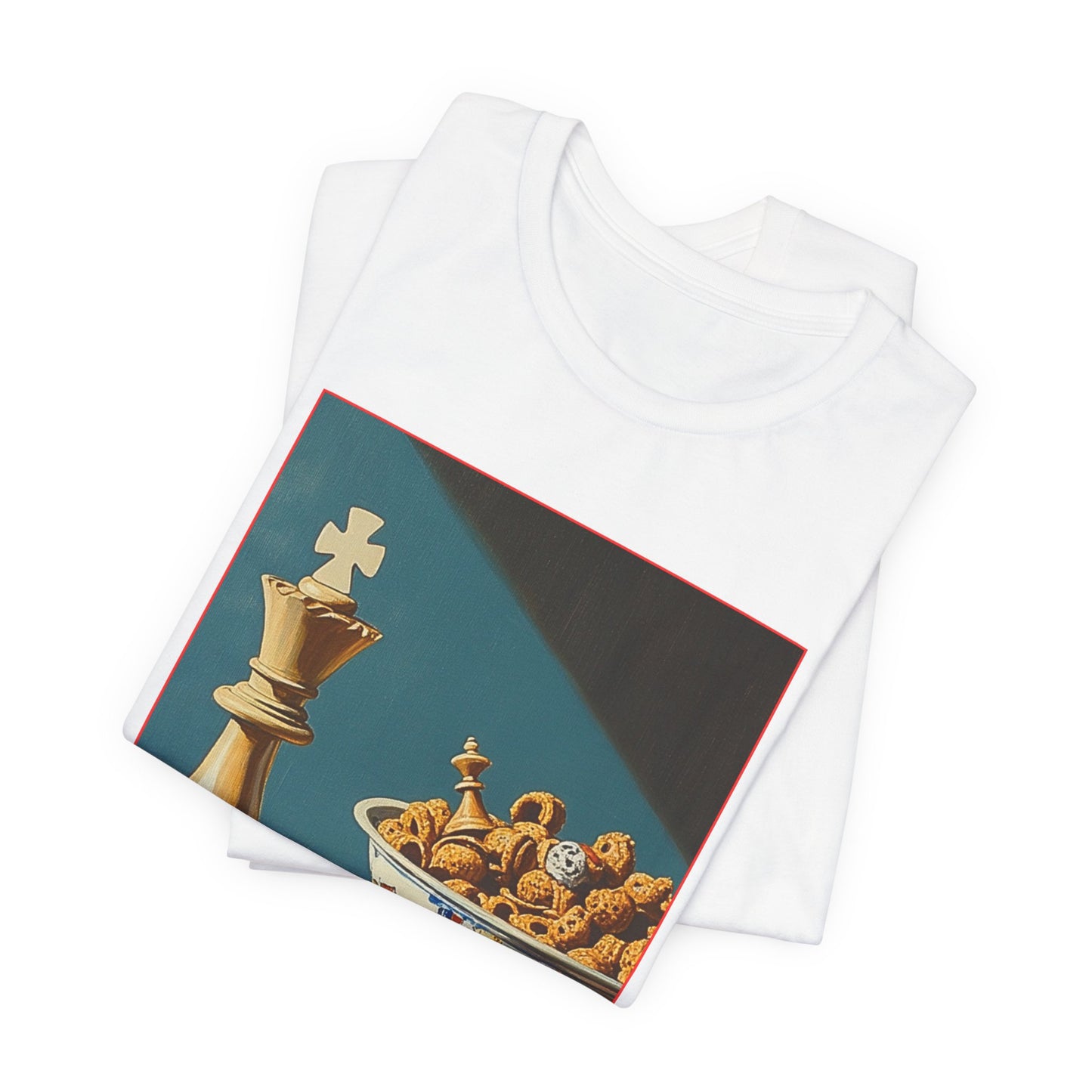 Chess & Cereal - White Chess T Shirt