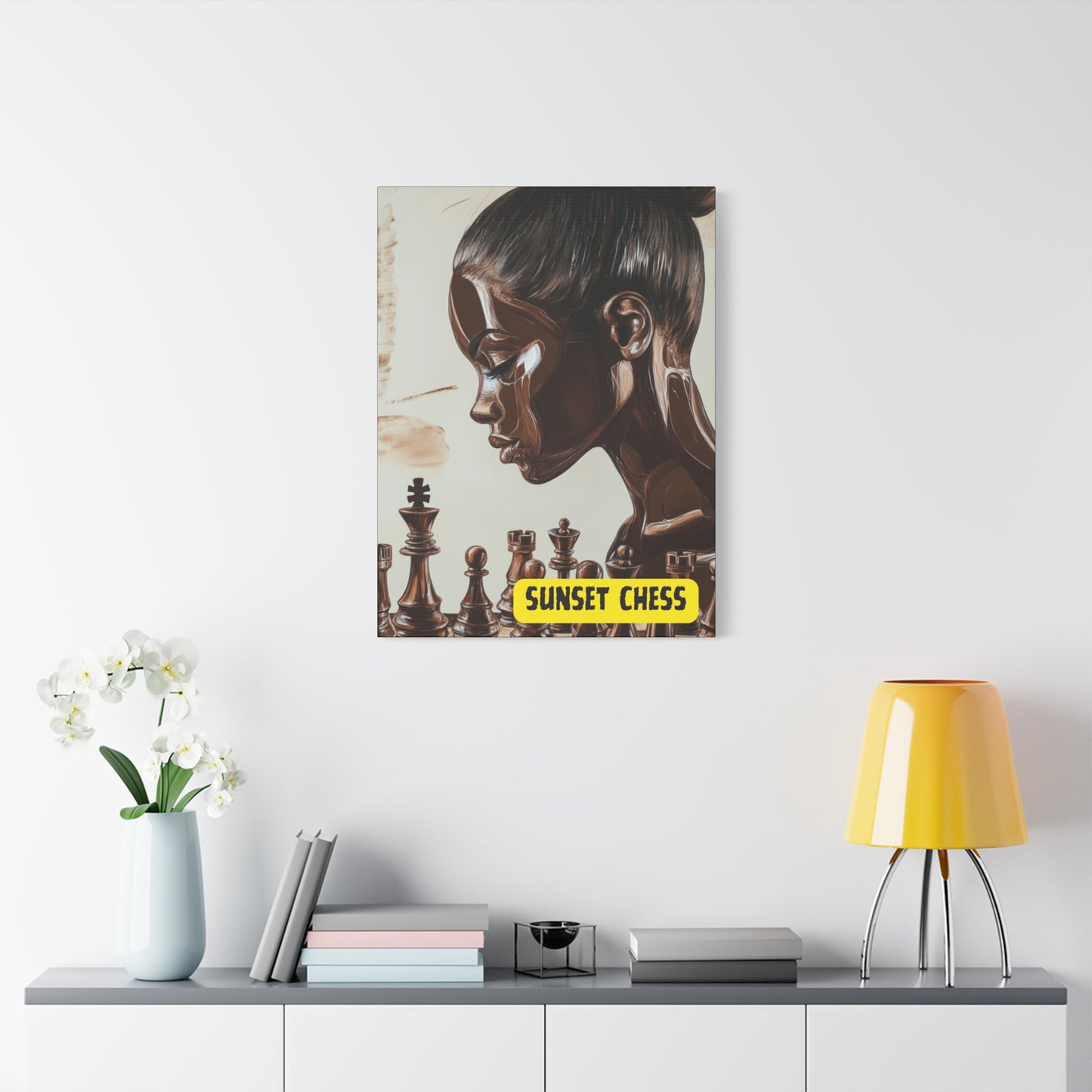 Melanin Beauty - Canvas Chess Print 24"x32"