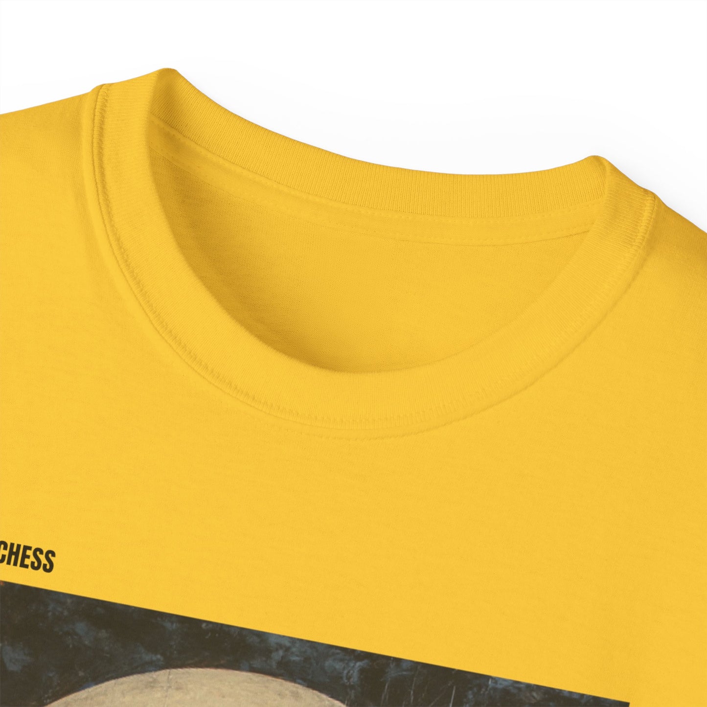 Training On The Moon - Yellow Chess T Shirt