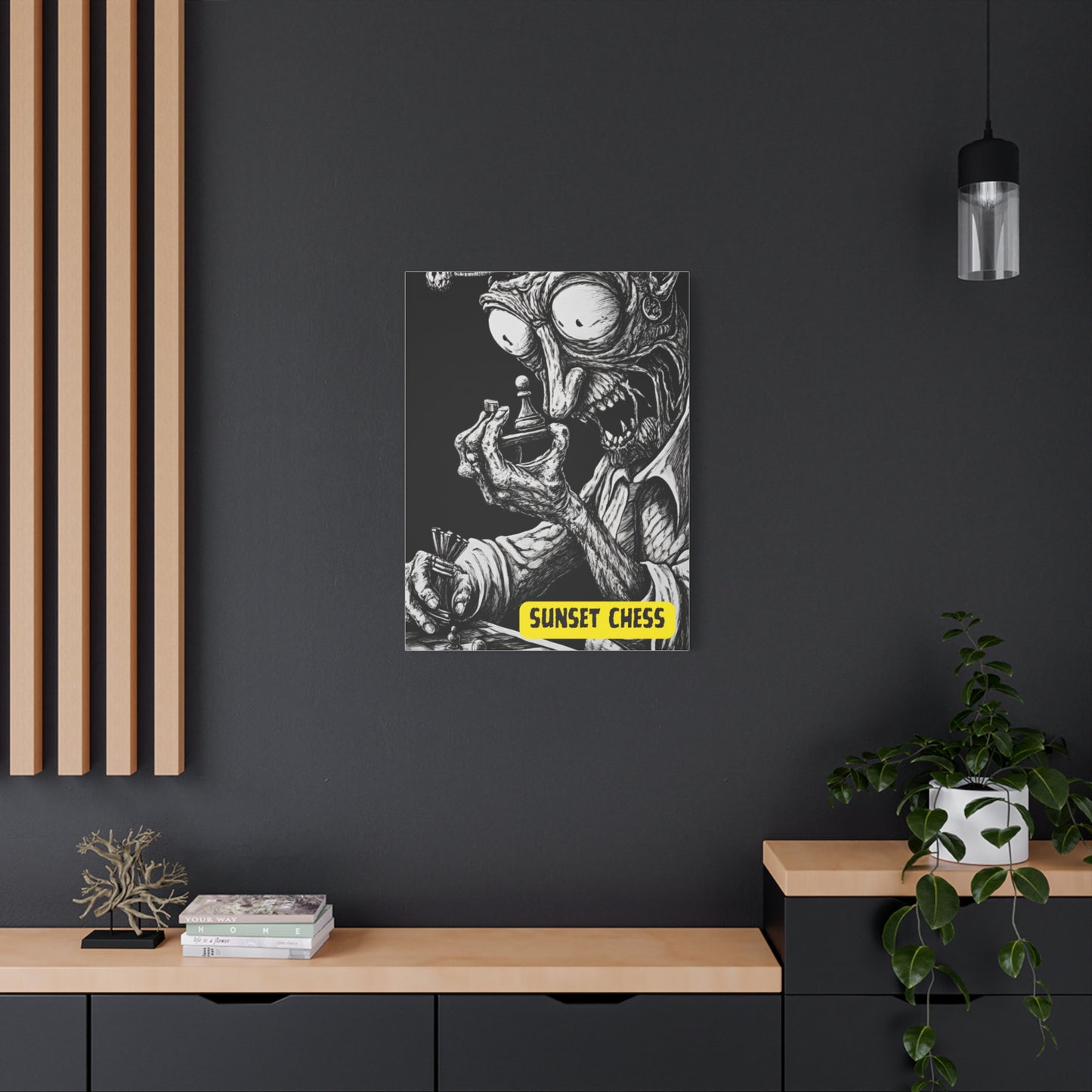 Loosing My Mind!! - Canvas Chess Print 24"x32"