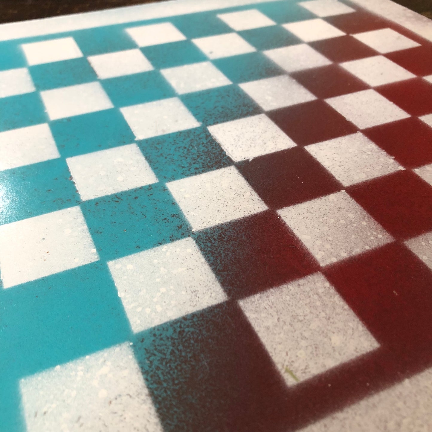 Popsicle White - Painted Chess Set
