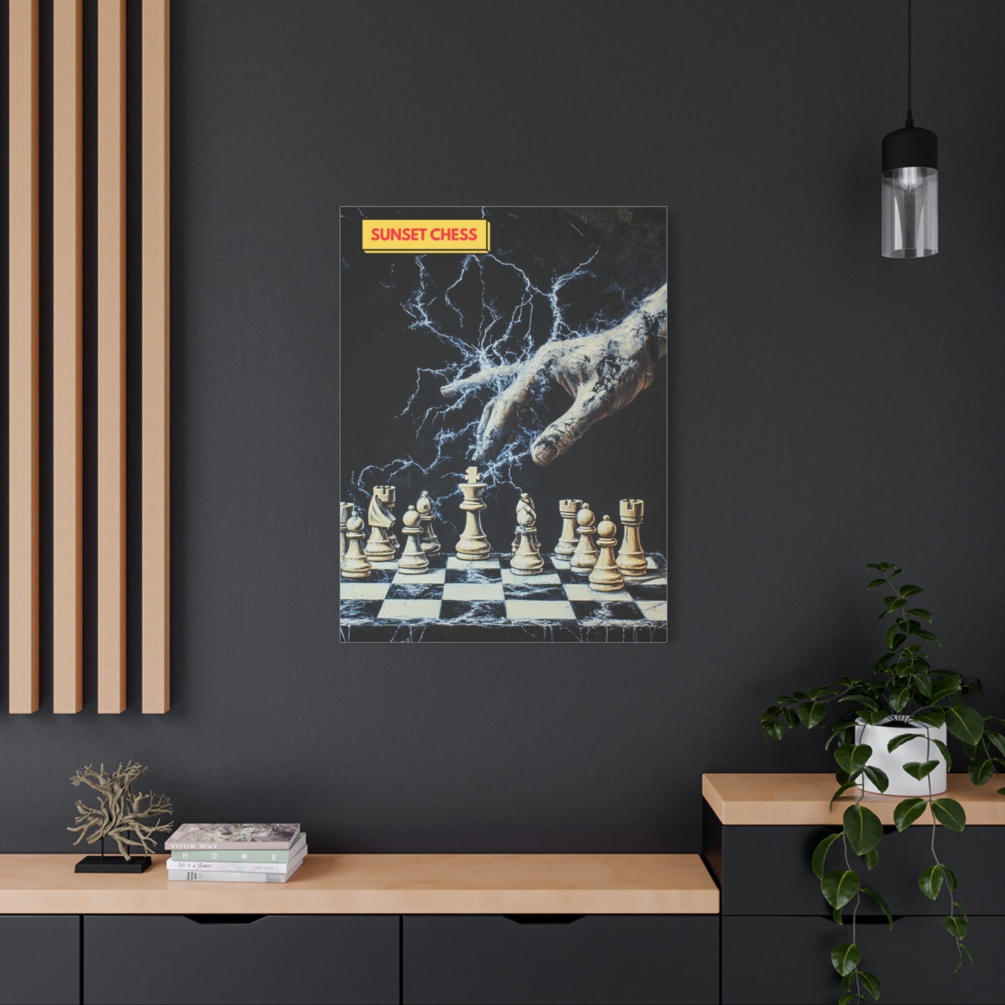 The Midas Touch - Canvas Chess Print 30"x40"