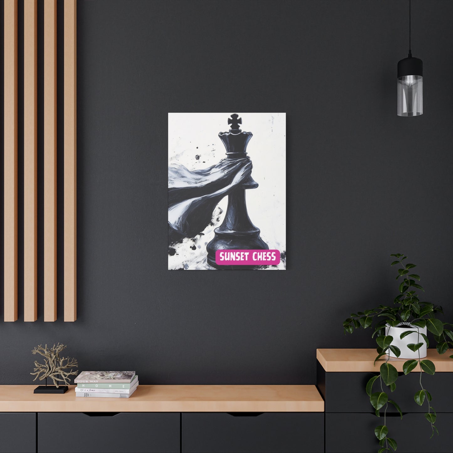 The Super King - Canvas Chess Print 24"x32"