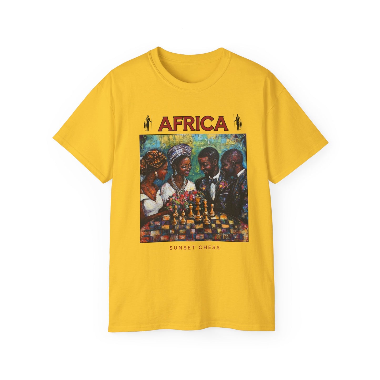 Wedding Day - Yellow Chess T Shirt
