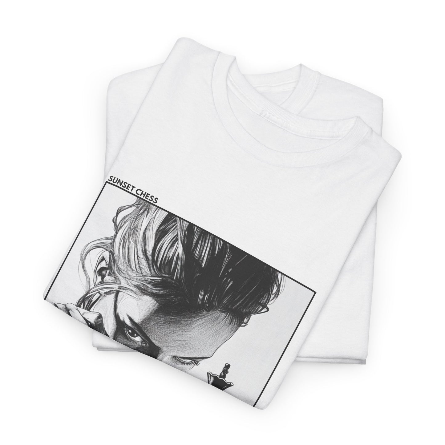 Maidens Reflection - White Chess T Shirt