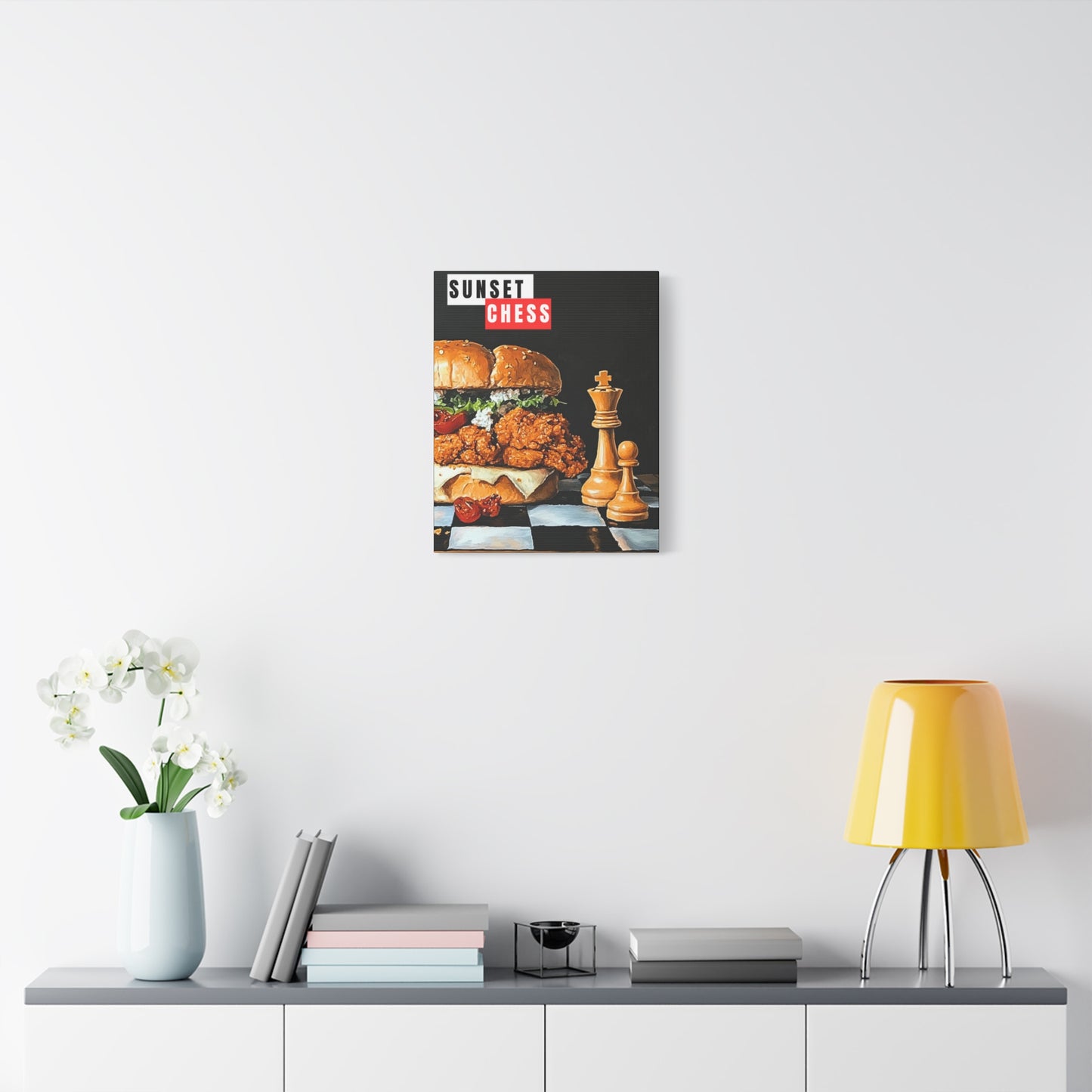 Order Up!! - Canvas Chess Print 16"x20"