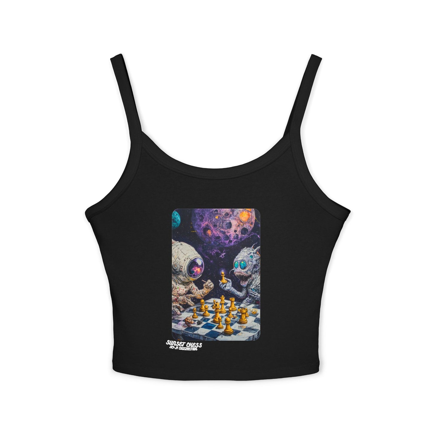 Aliens Duel - Women's Black Tank Top