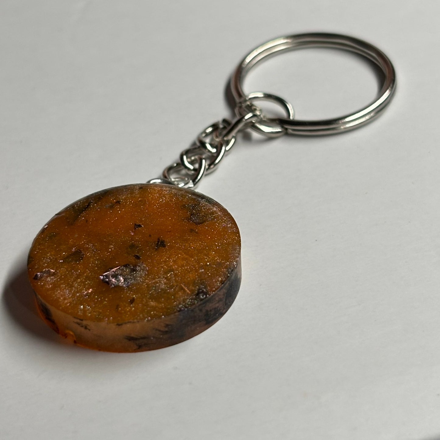 Tiger Orange King - Handmade Resin Keychain