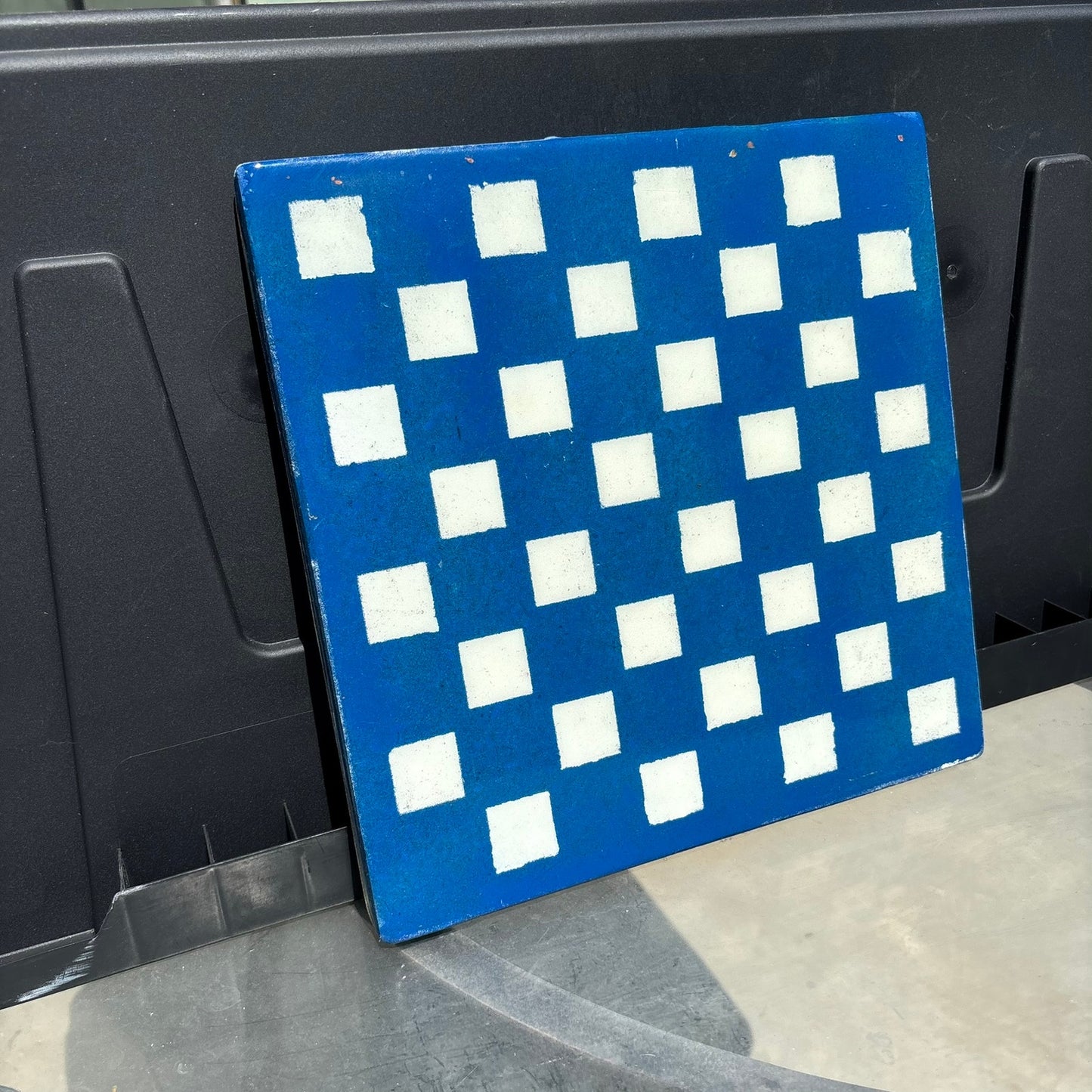 Sea Blue - Resin Coated Chess Board