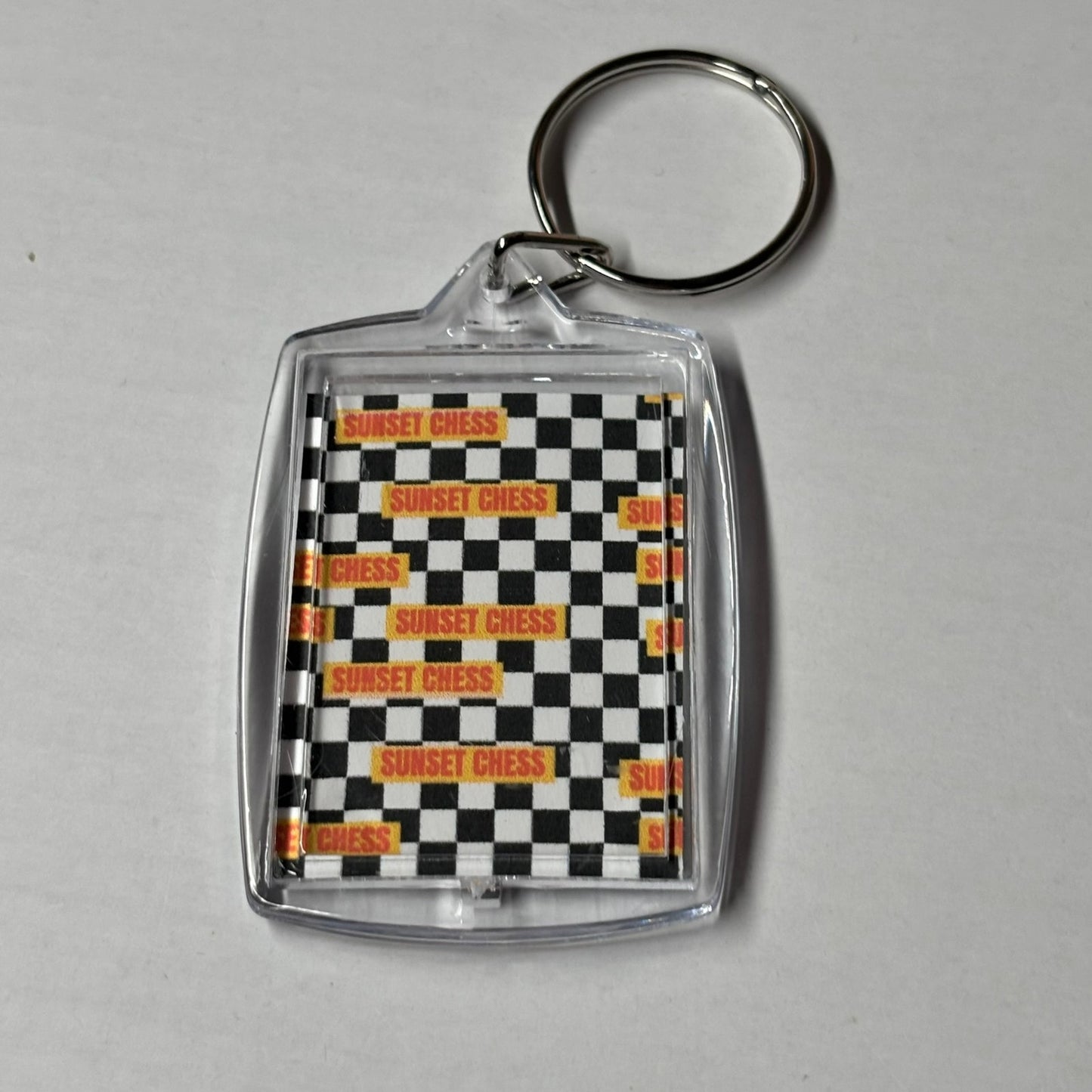 Ladies Game - Chess Photo Keychain