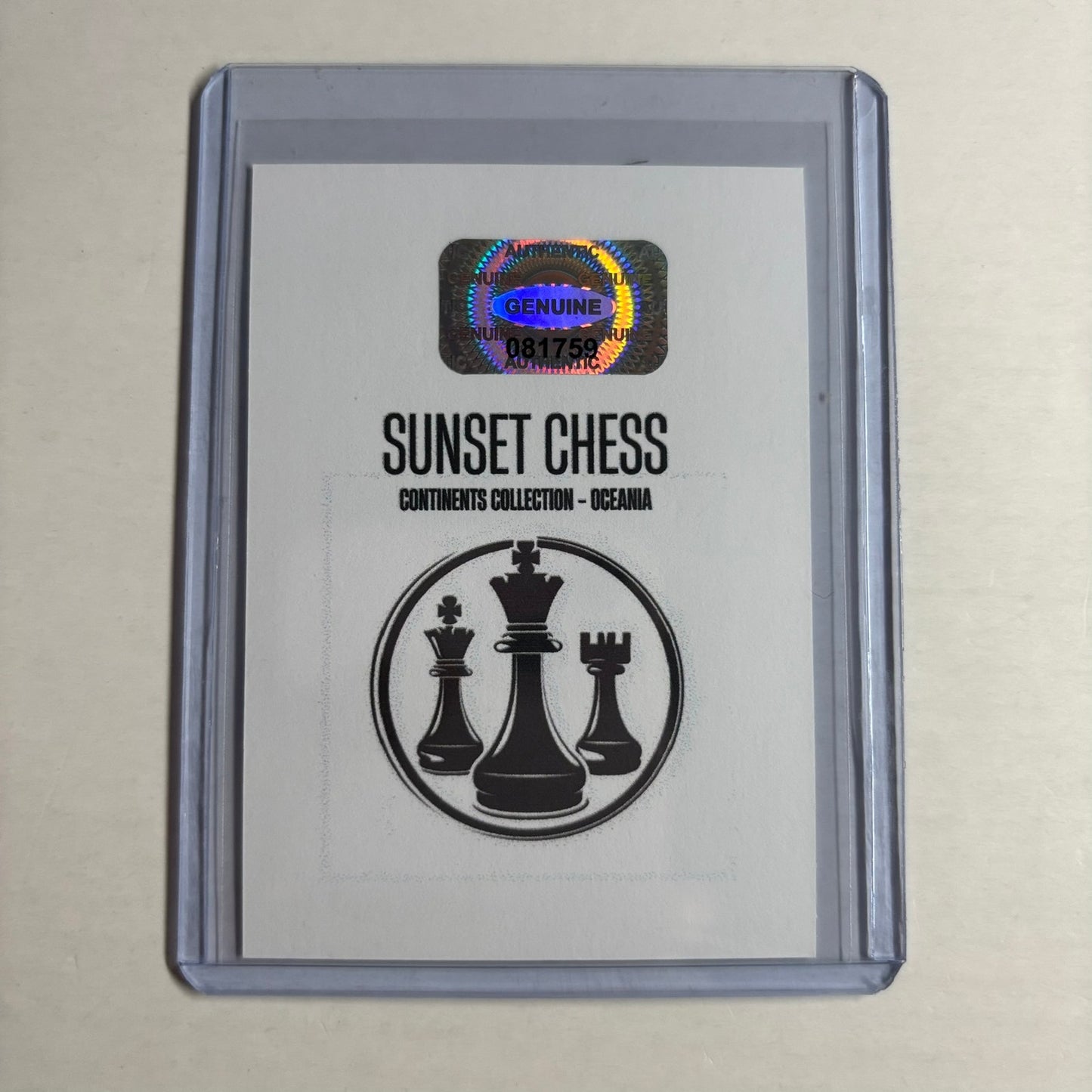 Oceania Collection - Trading Card