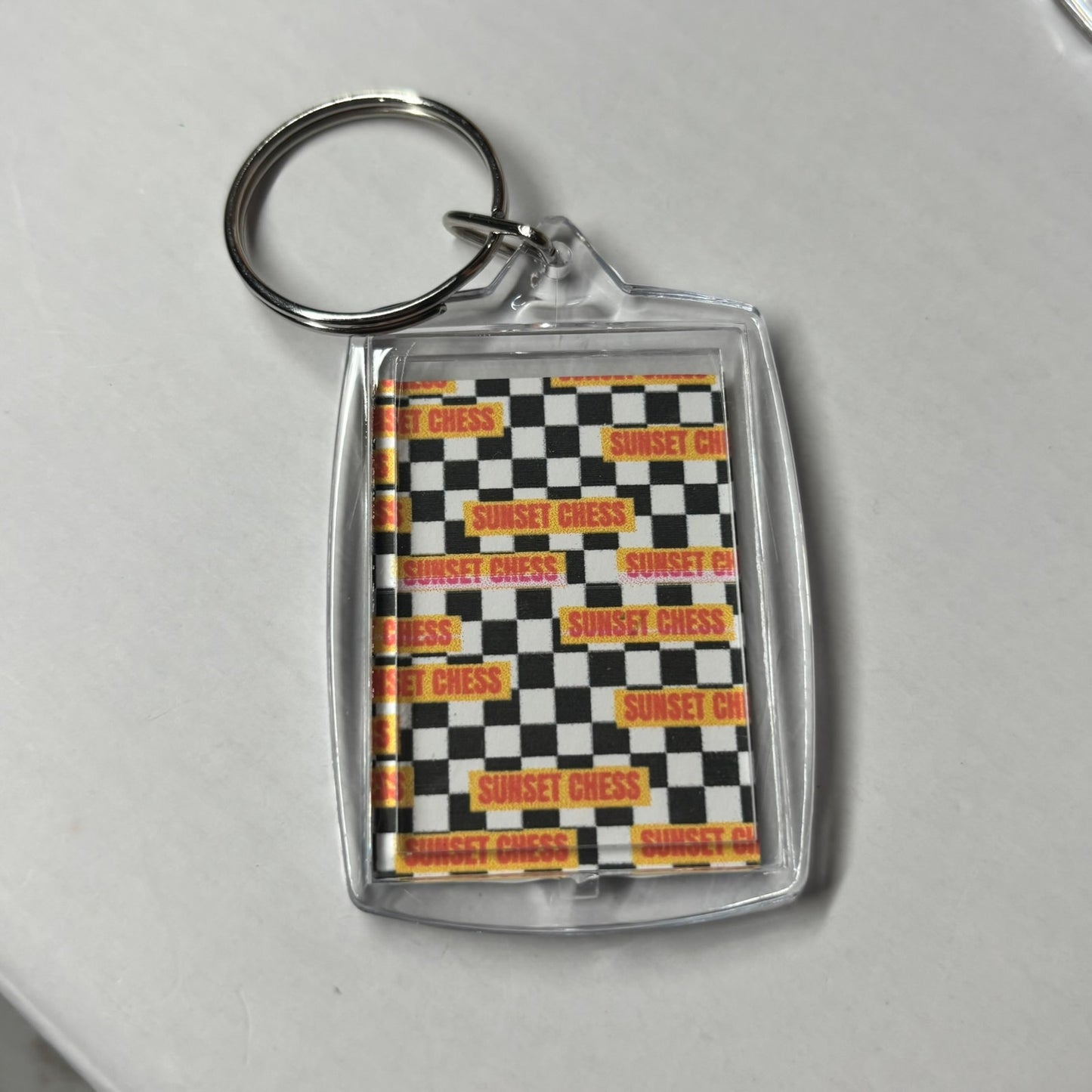 Beasts Game Night - Chess Photo Keychain