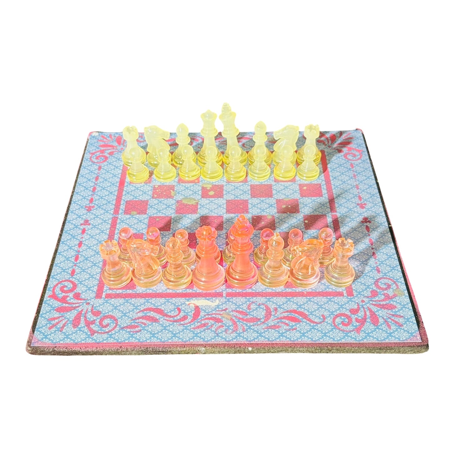 Velvet Supreme Blue - Scrapbook Chess Set