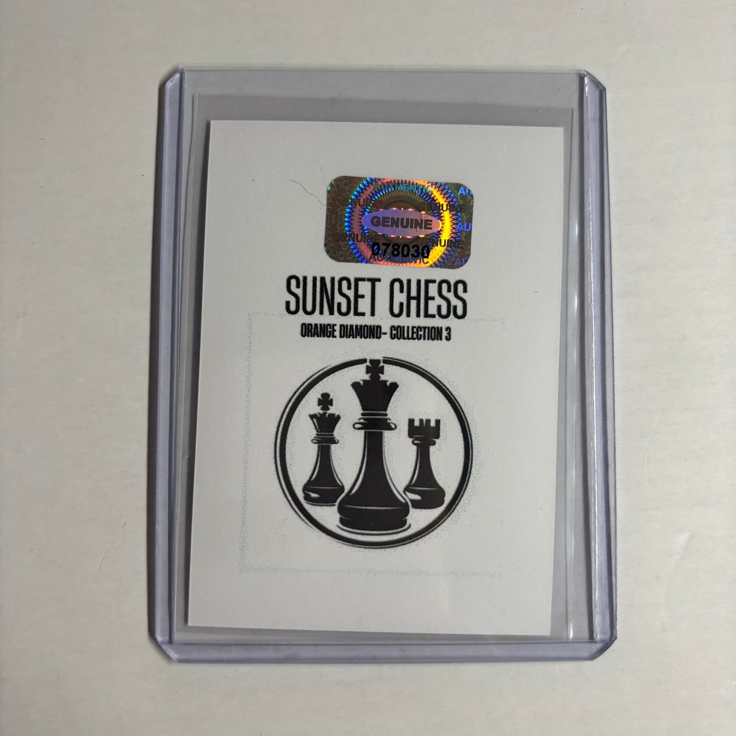 Orange Diamond Collection 3 - Trading Card