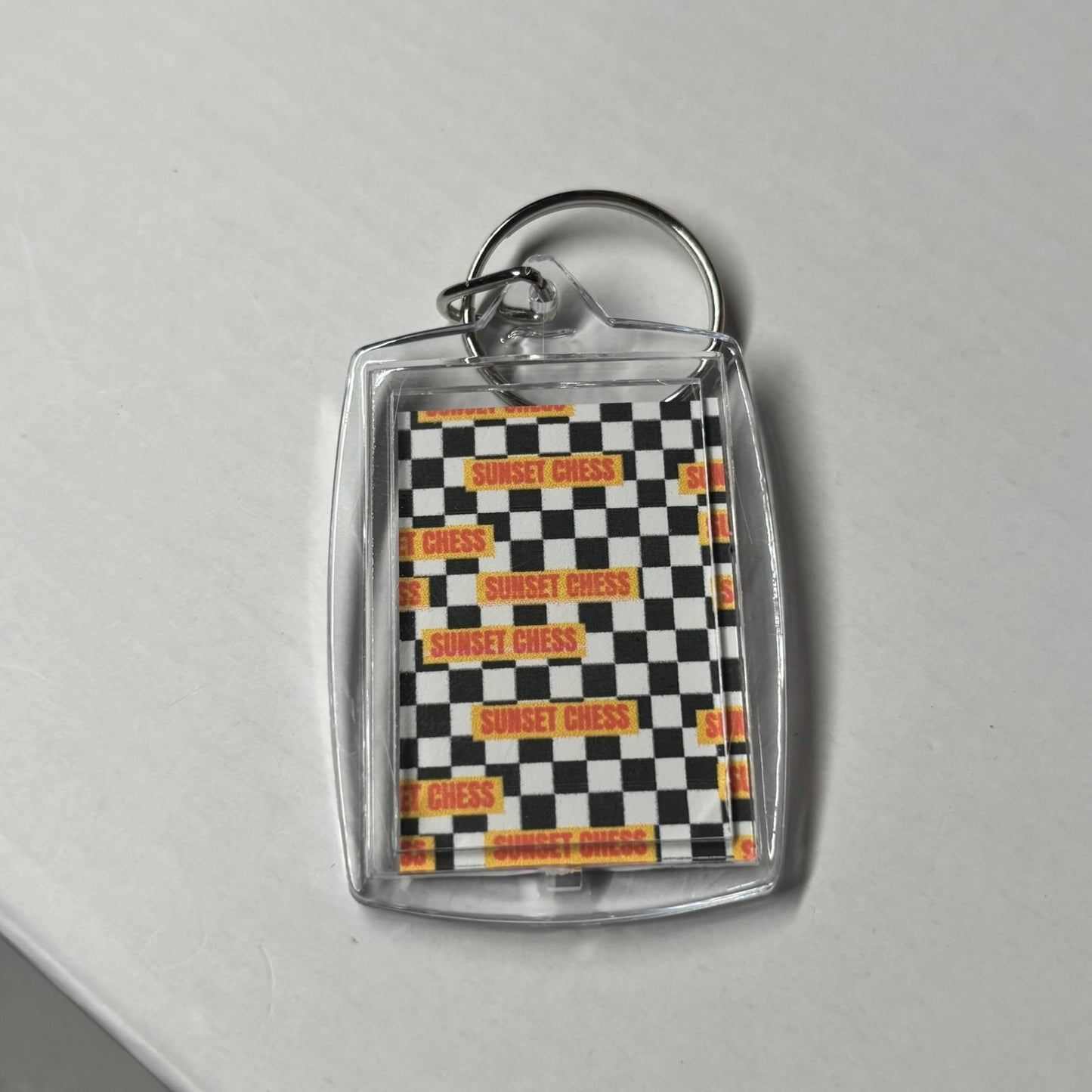 The Dark - Chess Photo Keychain