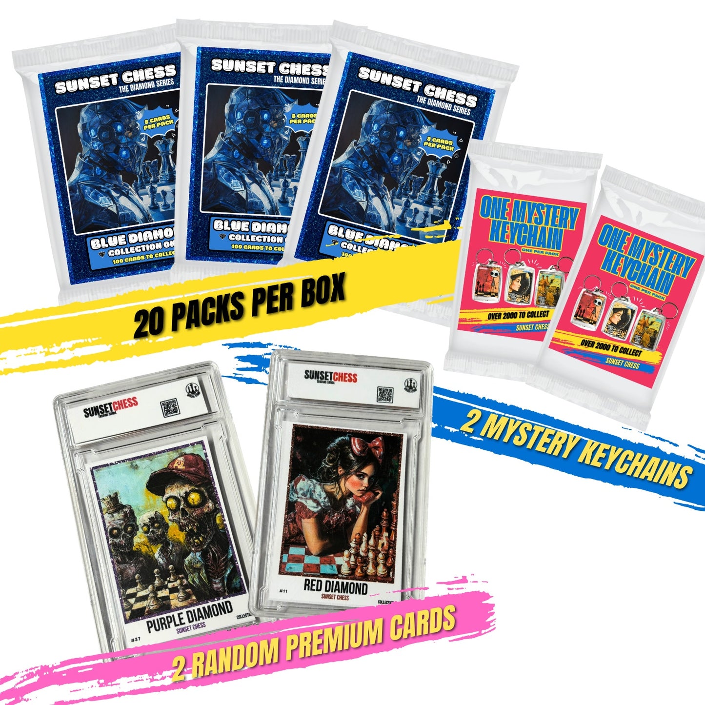 Blue Diamond Part 1 - Jumbo Box Pack - Chess Trading Cards