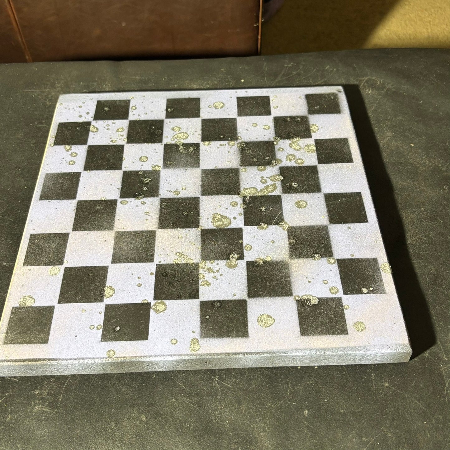 Purple Clean Pink - Painted Chess Set