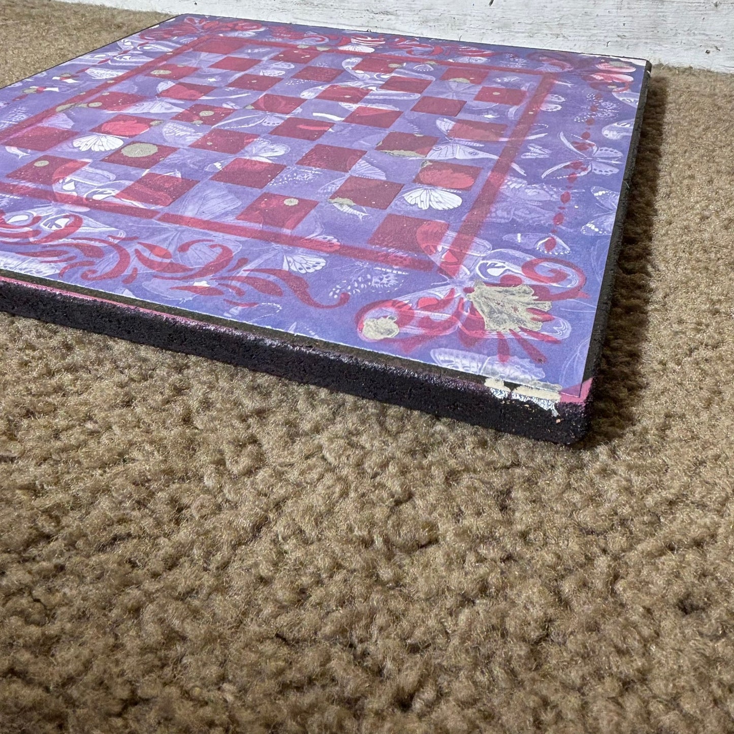 Lavish Purple - Scrapbook Chess Board