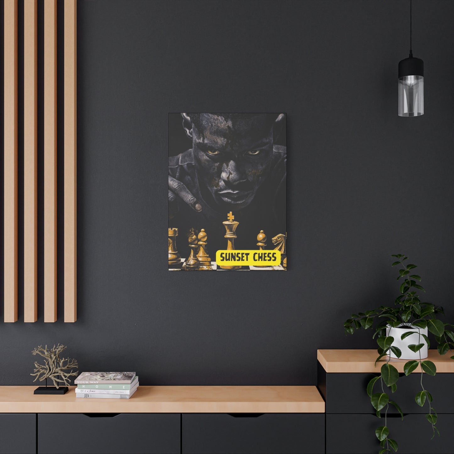 The Love of The Game - Canvas Chess Print 24"x32"