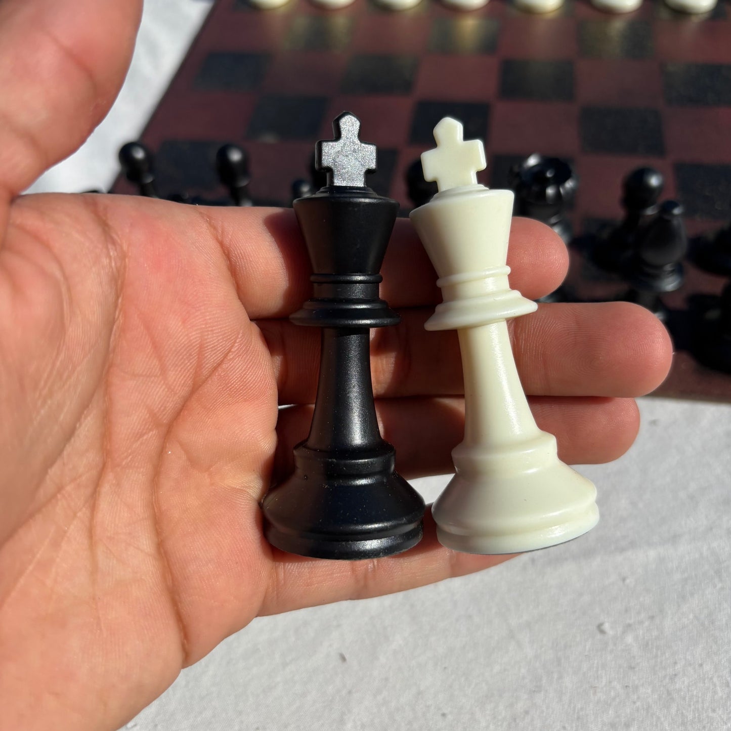 Bronze Gold - Painted Chess Set