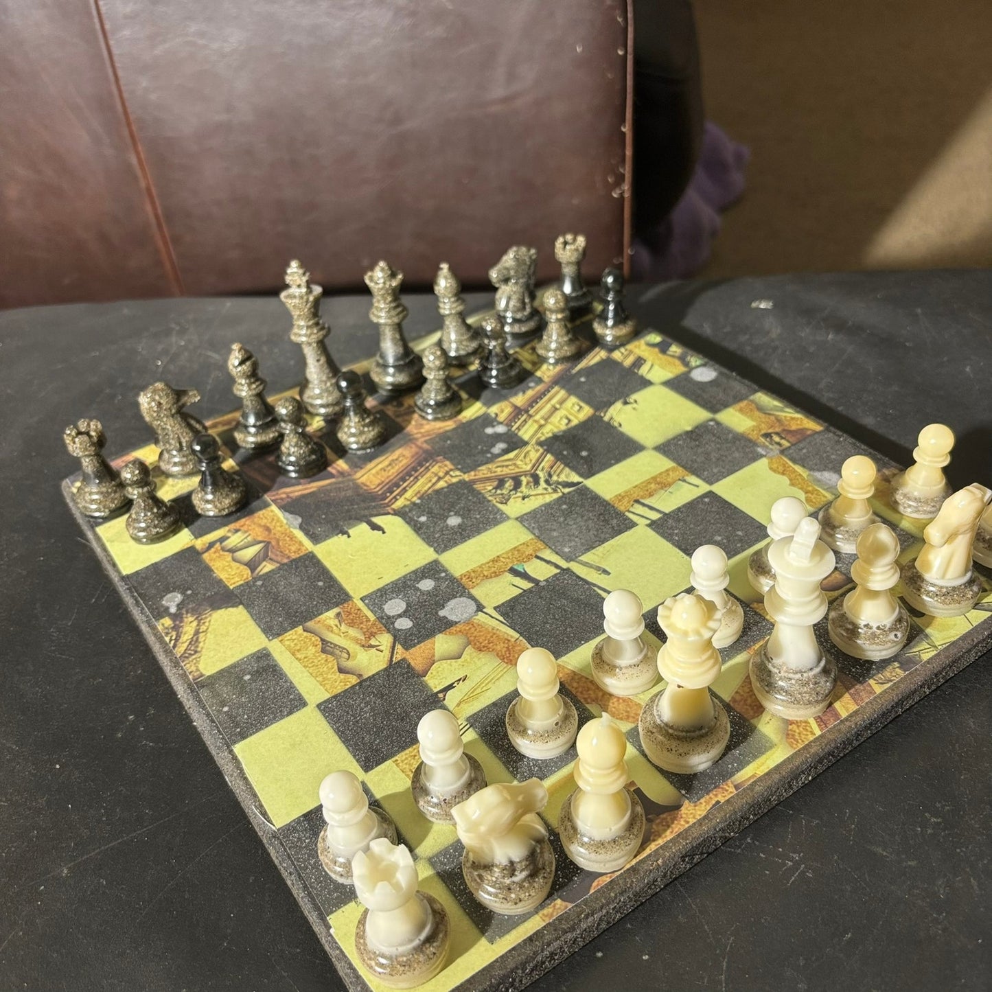 Vintage History - Scrapbook Chess Set