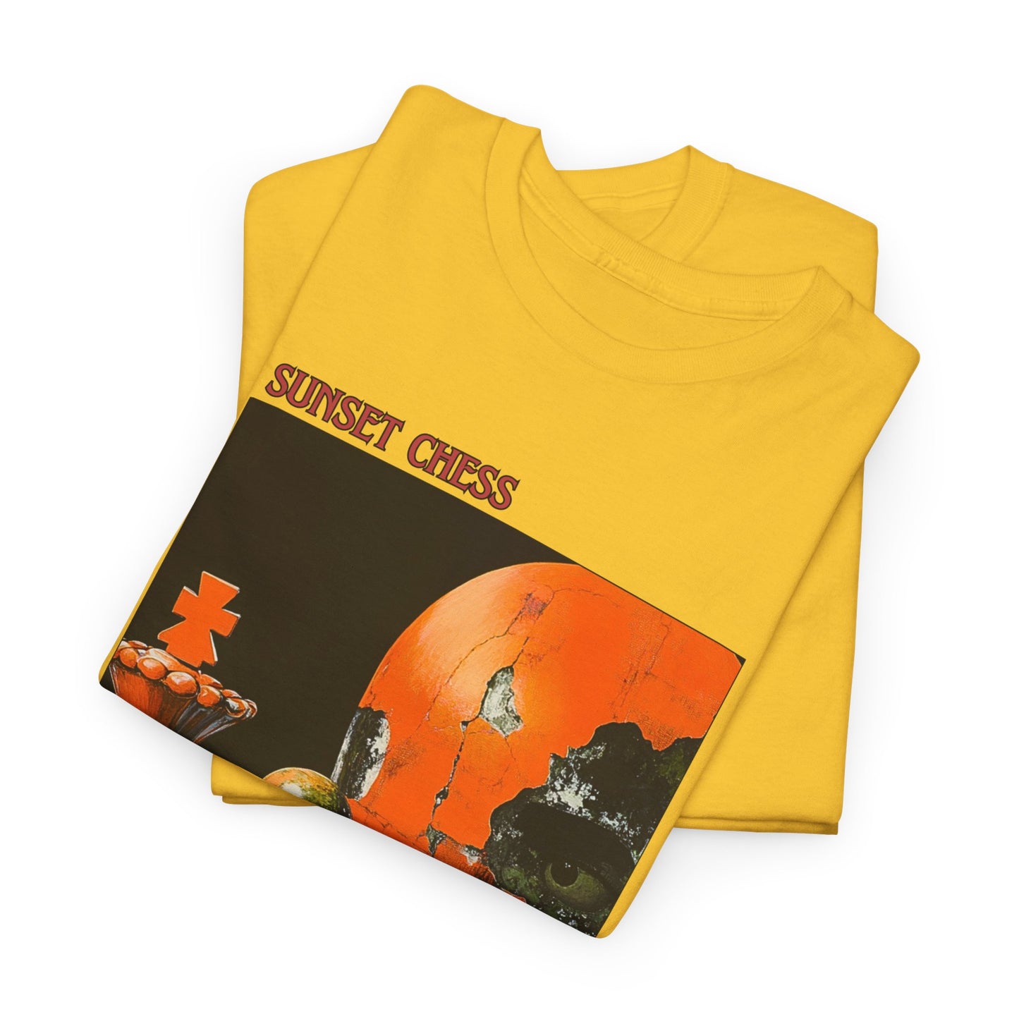 Breaking The Mask - Yellow Chess T Shirt
