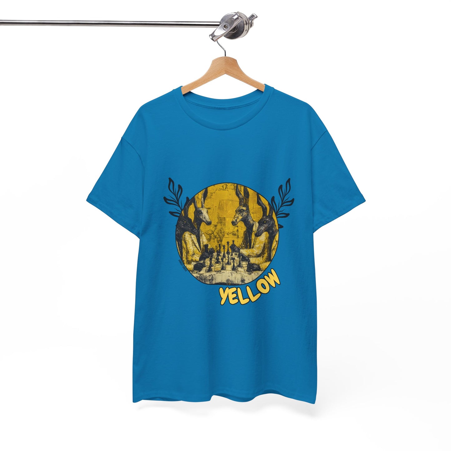 Deer Play Chess - Blue Chess T Shirt