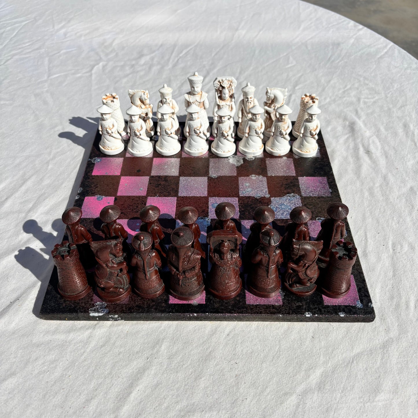 Pink Space Void - Chinese Edition Chess Set