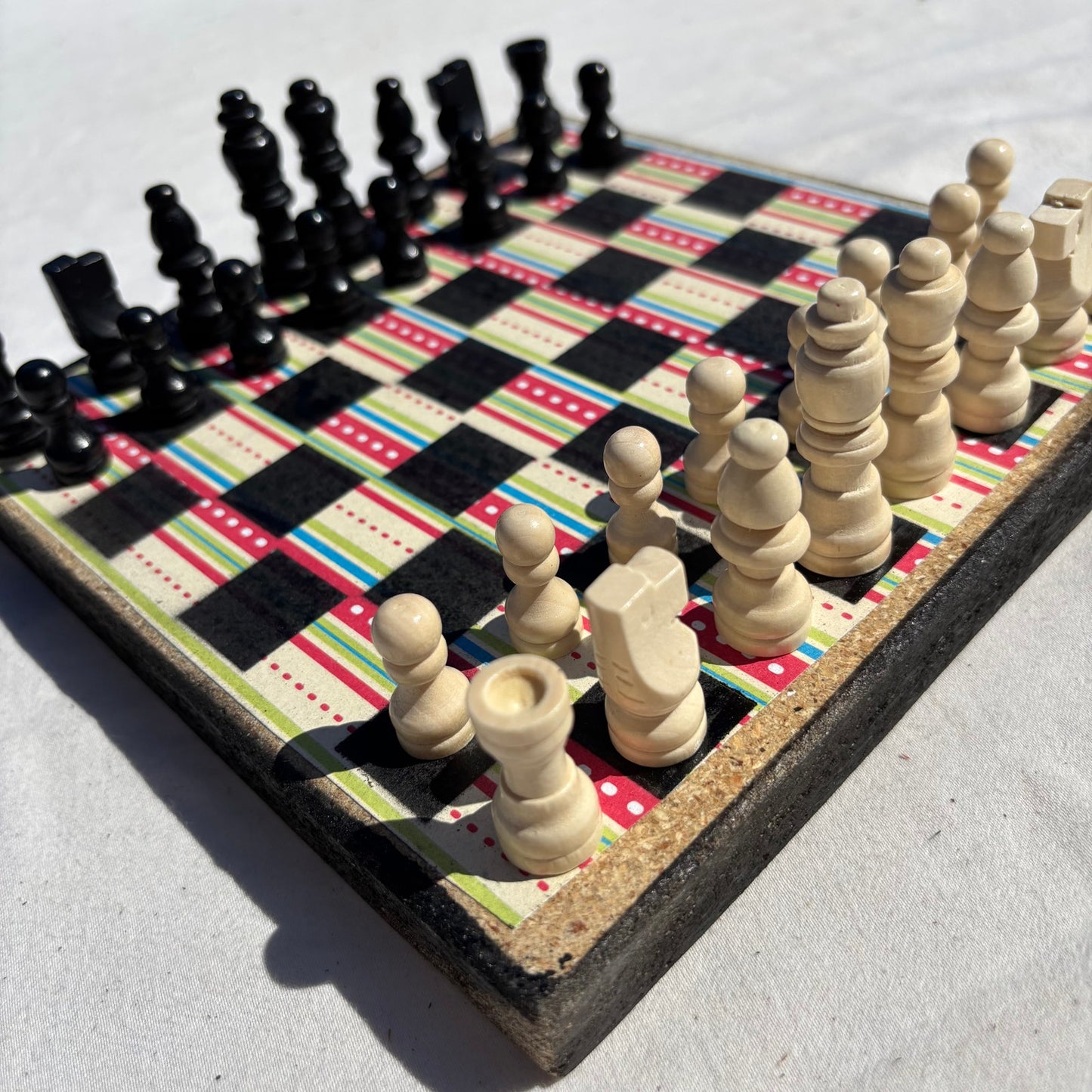 Outdoor Vibes - Scrapbook Chess Set