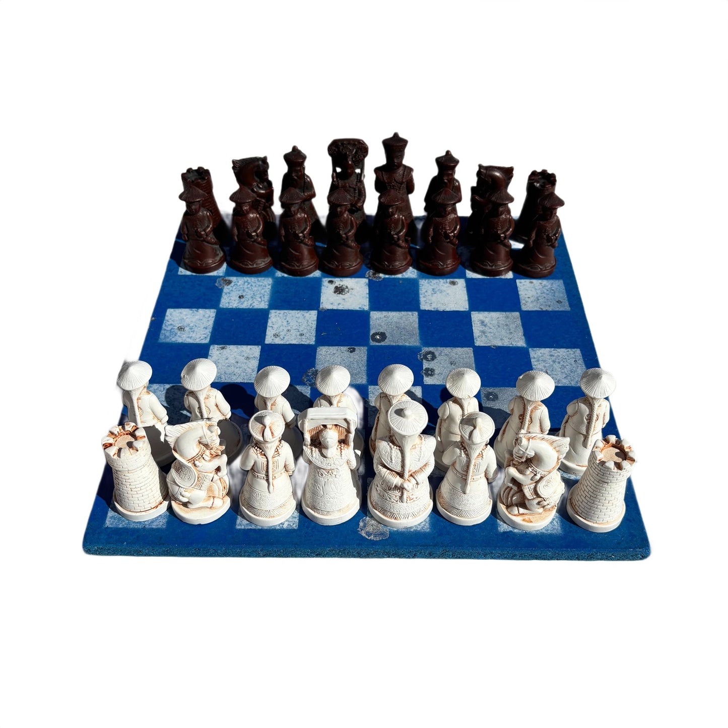 Candy Blue - Chinese Edition Chess Set