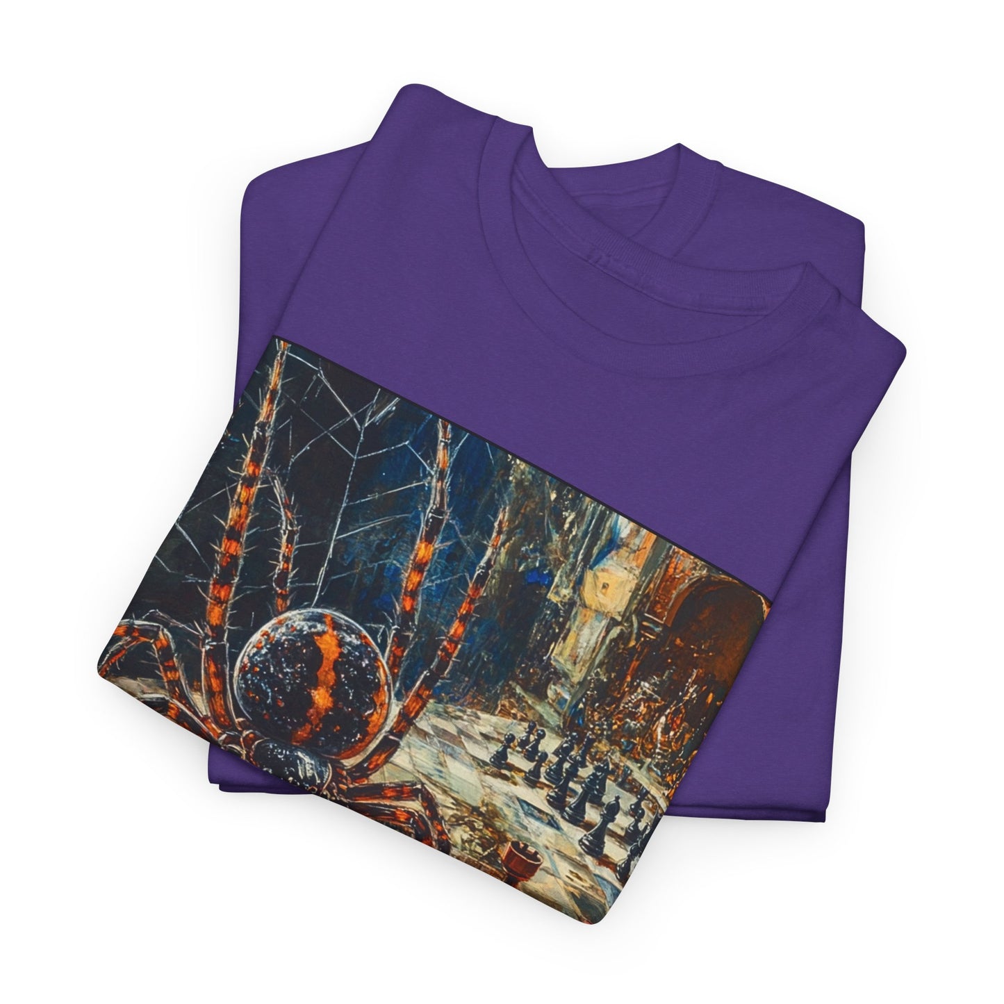 Web Of Lies - Purple Chess T Shirt