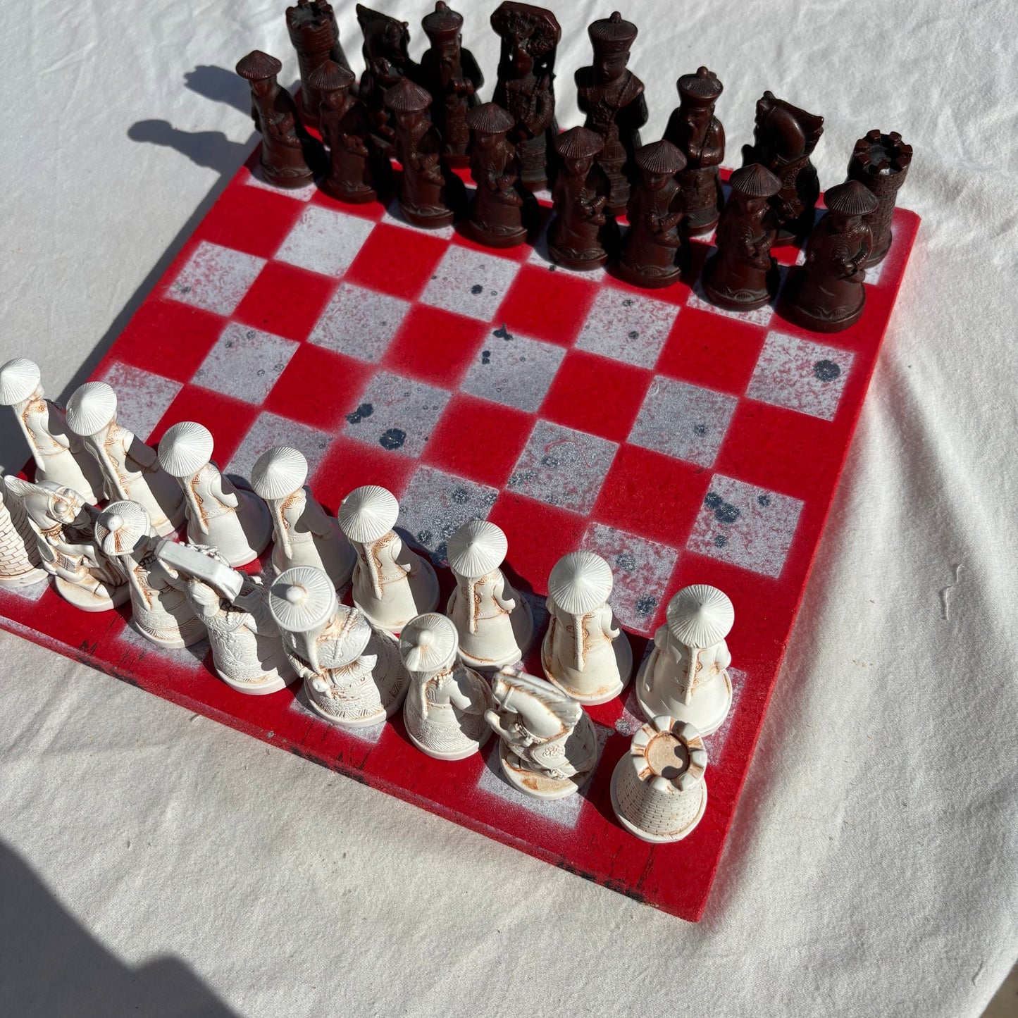 Candy Red - Chinese Edition Chess Set