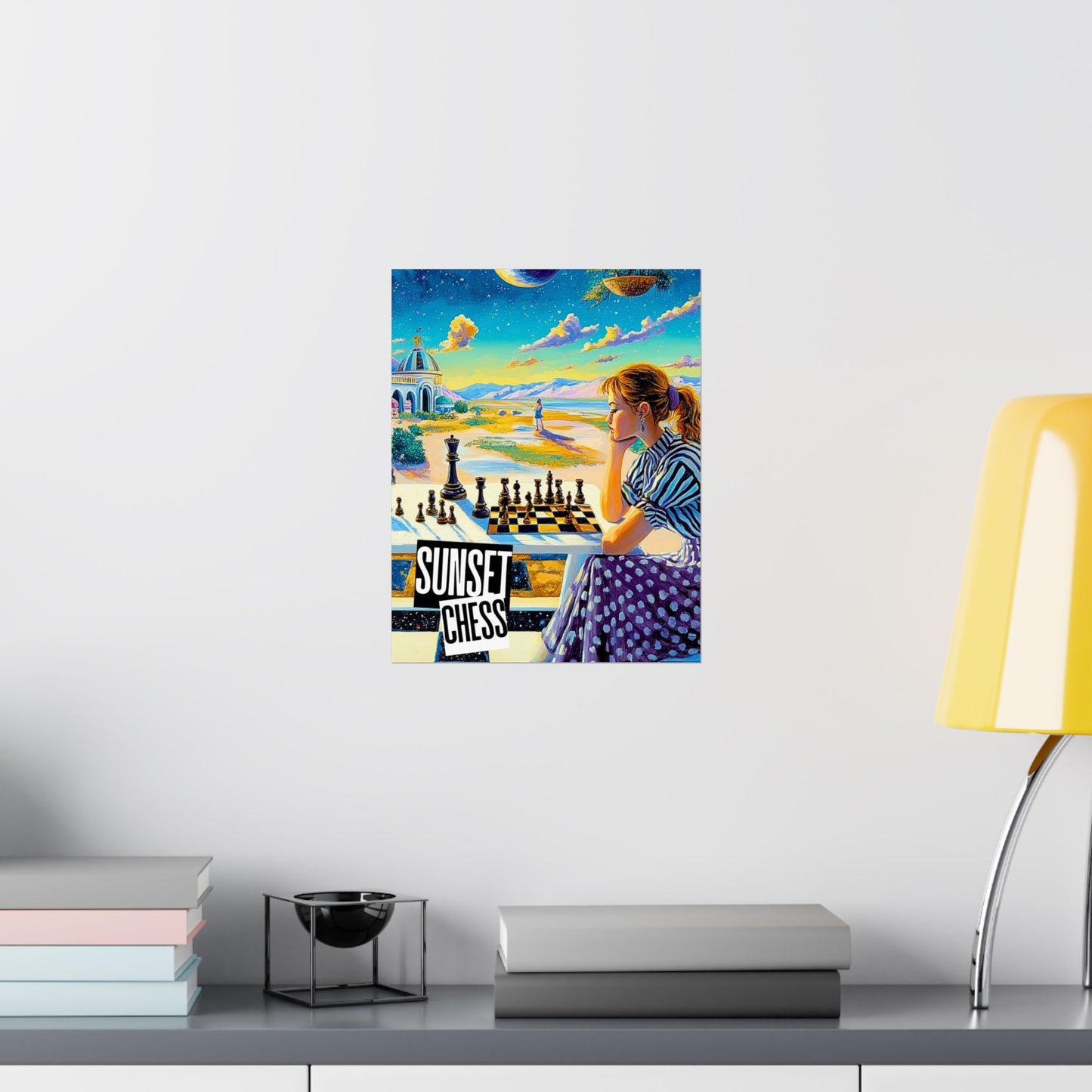 Chess In Paradise - Matte Vertical Poster 11"x14"